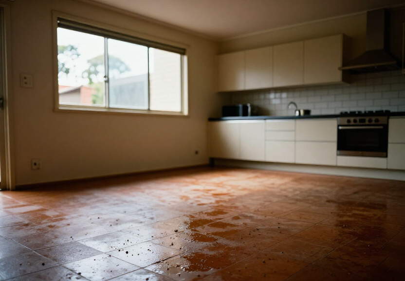 Spider nest treatment in bushland-edge property